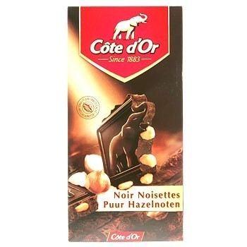 Chocolat noir Côte d'Or Noisettes