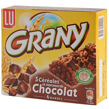 Grany Barres de Céréales Chocolat