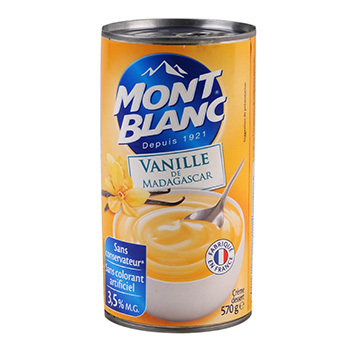 Crème à la Vanille Mont Blanc