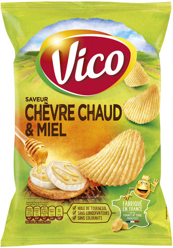 Chips Vico saveur chèvre chaud & Miel