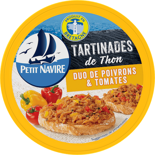 Tartinades de Thon Poivrons & Tomates Petit Navire