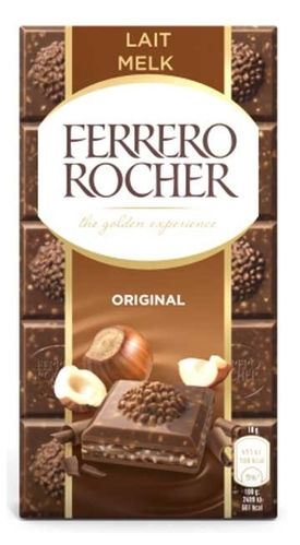 Tablette Ferrero Rocher chocolat au lait