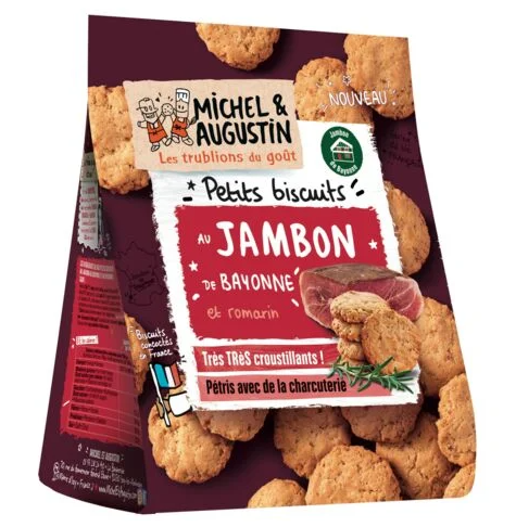 Petits biscuits Jambon de Bayonne Michel & Augustin